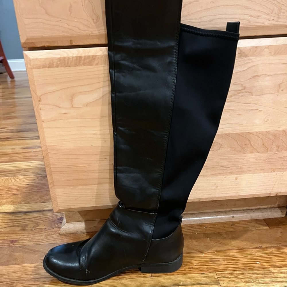 Sleek Black Over the Knee Women's Boots